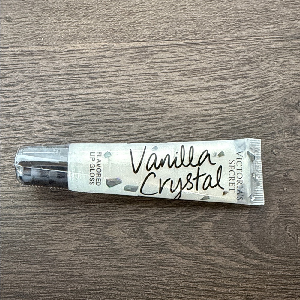 Victoria's Secret Vanilla Crystal Lip Gloss - Clear with Silver Shimmer